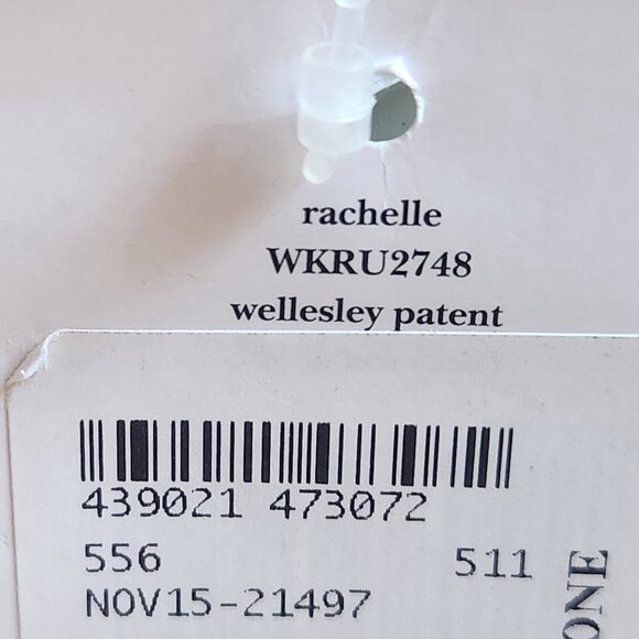 NWT Kate Spade Rachelle Wellesley Patent Leather Satchel--Cream and Black - Picture 15 of 16